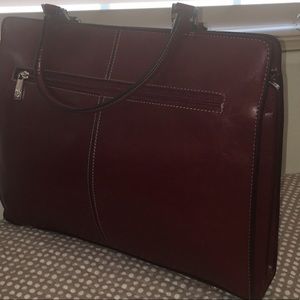 Burgundy bag